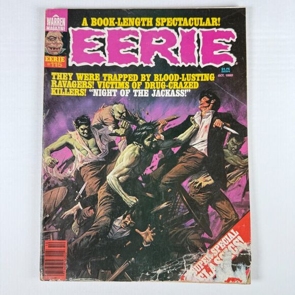 Vintage 1980 EERIE #115 - Warren Publishing - Picture 1 of 11